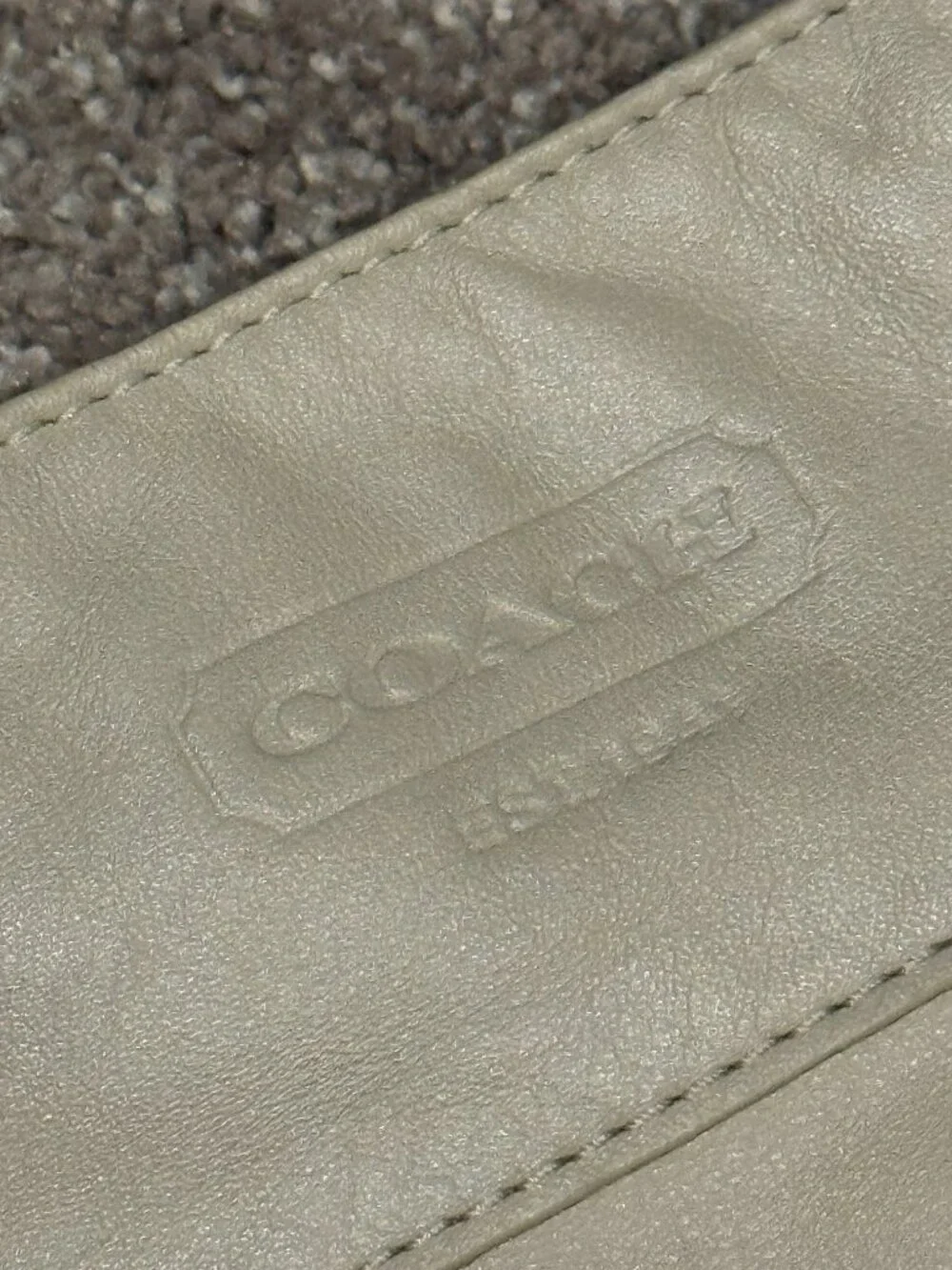 Coach Zoe Hobo Bag — Ivory/White Leather, Style A1032-F14706 - Excellent